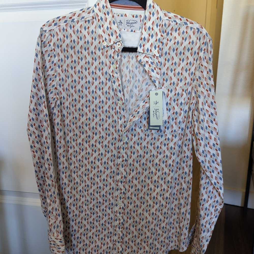 Men's Penguin Button Down